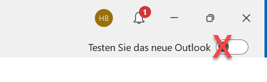 Outlook neu