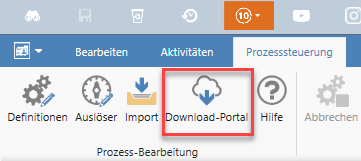 Prozesse Download Portal - Ribbon
